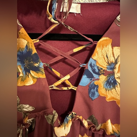 ALTAR’D STATE Lace Up Dress - Picture 3 of 4